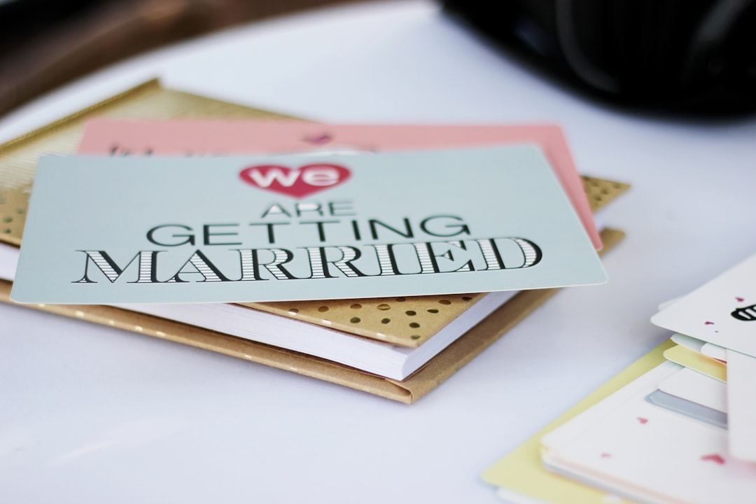 Stylish wedding save the date stationery flat lay