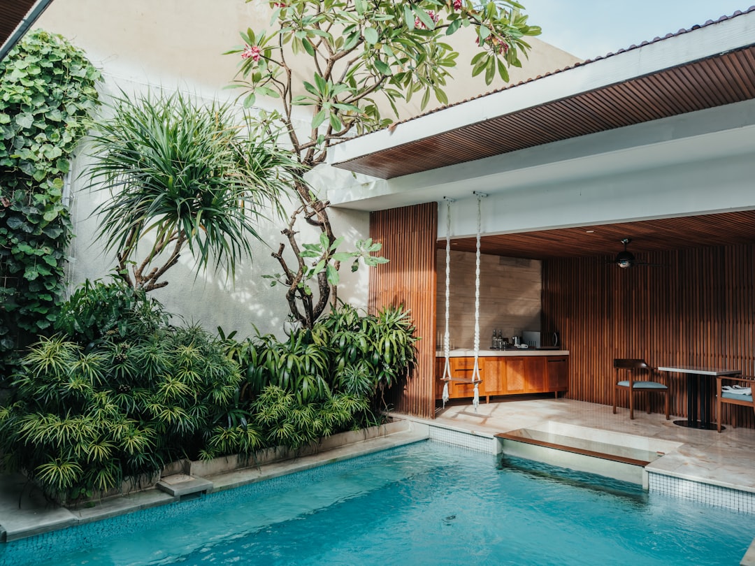 Luxurious private pool villa surrounded by tropical greenery in Bali